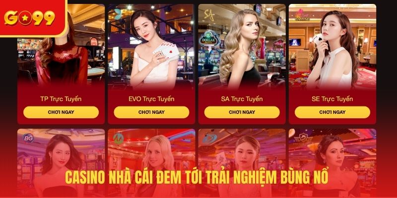 Casino nhà cái đem tới trải nghiệm bùng nổ
